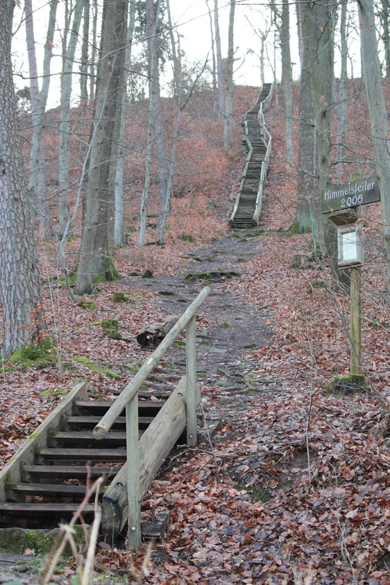 Himmelsleiter zum Blankenhorn vom Spießhäldenweg